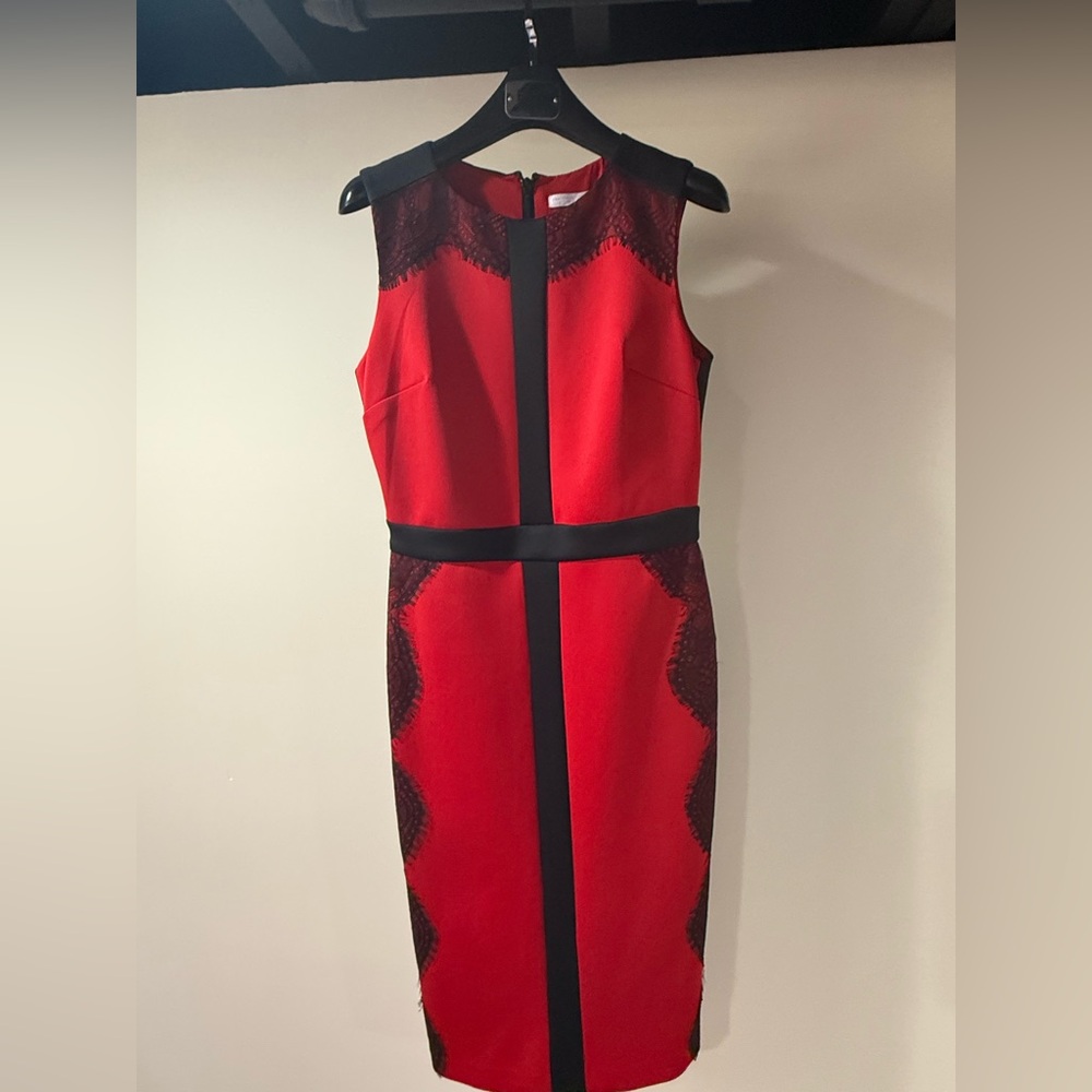 New York & Company Bold Red Top